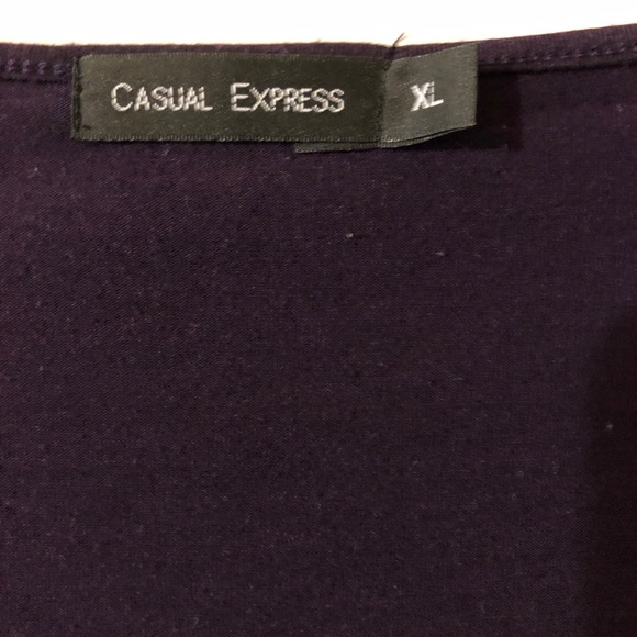 Purple Lace Ruffled Top - Picture 2 of 4